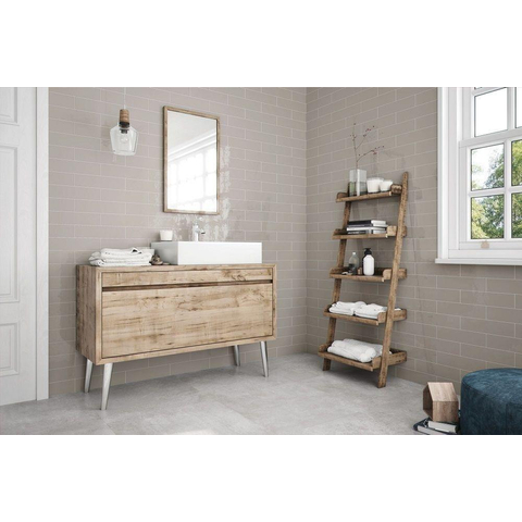 ÉCHANTILLON Terravito Urbano carreau mural et de sol - 60x60cm - 10mm - Carré - Effet béton - Gris mat SW736311