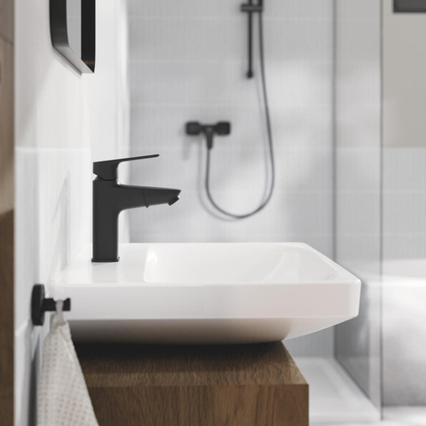 GROHE Cubeo wastafelkraan - m-size - mat zwart SW1477494