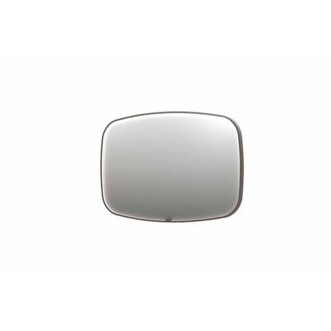 INK SP31 miroir – 120 x 80 cm – LED directe tout autour – chauffage de miroir – Inox brossé SW956073