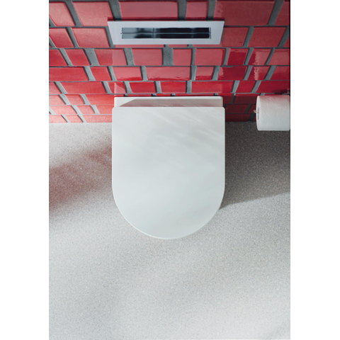 Duravit Me by starck - ME by Starck - compact - hangtoilet - 370 x 480 mm - zonder spoelrand - diepspoel - inclus - spoelrandloos - glans wit 0293436