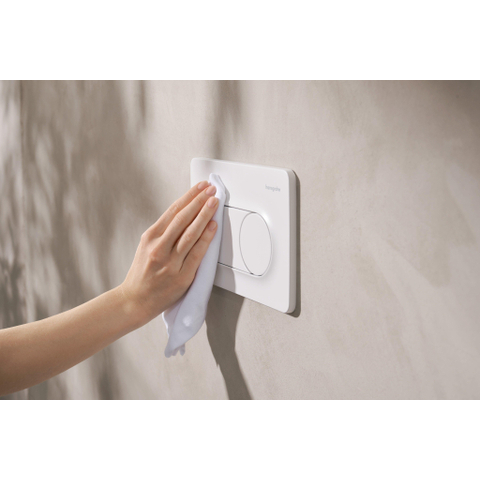 Hansgrohe IFrame Original S Drukplaatvoor - dualflush - mat wit SW1413495