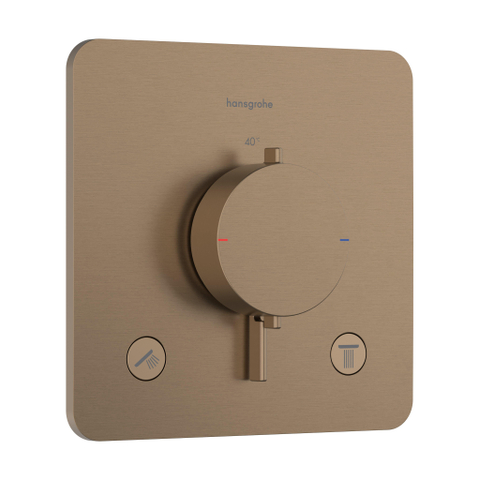 Hansgrohe Ecostat comfort q Inbouw - thermostaat - 2 functies - brons SW1387867