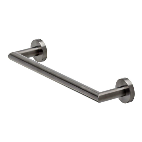 Geesa Nemox Barre d'appui de baignoire 30cm Métal noir brossé SW451876