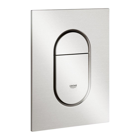 Grohe Arena Cosmopolitan Bedieningsplaat - S-Size - 2-knops - Supersteel (RVS) SW107638