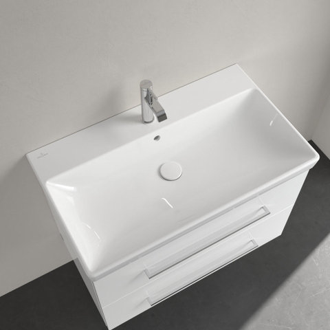 Villeroy & Boch Avento meubelwastafel 80x47cm 1 krgat m/overloop wit SHOWROOMMODEL SHOW26597
