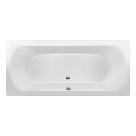 Xenz Lagoon Duobad - 180x80x53 - afvoer Midden - acryl - cement SHOWROOMMODEL SHOW26647