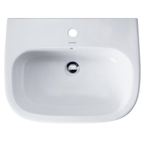 Duravit D-Code Med lavabo - 60x46x17.5cm - 1 trou de robinet - blanc 0295814
