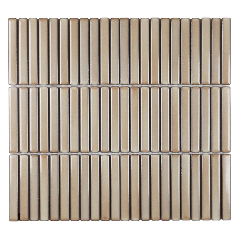 The Mosaic Factory Sevilla Mozaïektegel - 30.8x28.2cm - wand en vloertegel - glans - dessert beige SW1472847