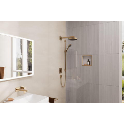Hansgrohe RainFinity Doucheset - 130 - 3jet S Puro - 90cm pushsl Designflex - doucheslang - 160cm - geborsteld brons SW918559