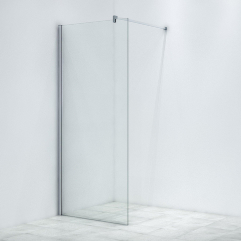 Saniclass Bellini Inloopdouche - 90x200cm - helder glas - chroom SW1009
