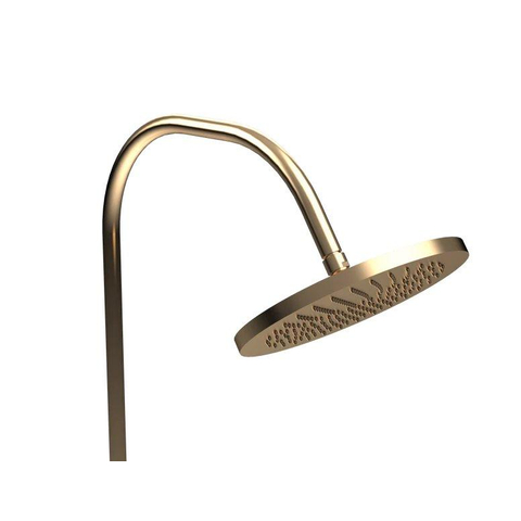 Gardentub Douche extérieur - raccord tuyau d'arrosage - 165cm - laiton borssé (doré) SW1075482
