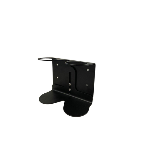 Wellmark Dispenser holder zwart met Wellmark Shampoo en Body Wash bruin glas messing pomp 250ml SHOWROOMMODEL SHOW25844