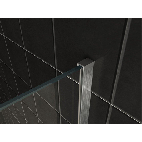 Wiesbaden Slim Profielset - met stabilisatiestang - 120cm - geborsteld staal (RVS) SW203912