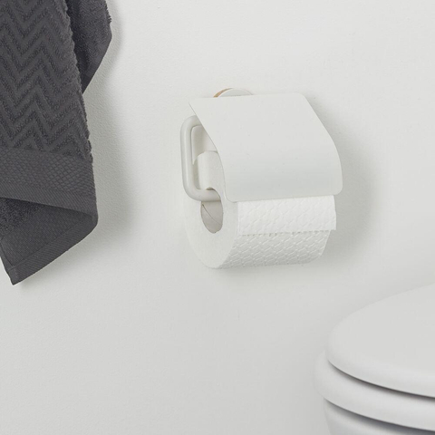 Tiger Urban Porte-papier toilette avec couvercle blanc SW106837