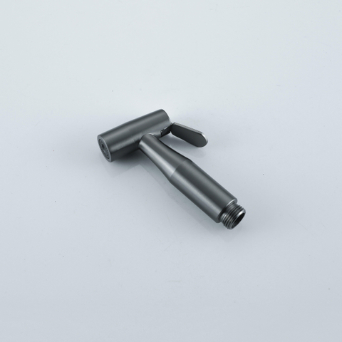 Fortifura Calvi Bidetset - handdouche - slang 150cm - houder - PVD - geborsteld gunmetal (antraciet) SW1123166