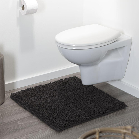 Sealskin Twist Tapis de baignoire 60x60cm polyester anthracite SW94561