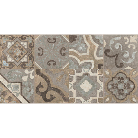 SAMPLE Terravito Sigillo wand- en vloertegel - 29.6x59.5cm - 8mm - gerectificeerd - Betonlook - Bruin SW1449067
