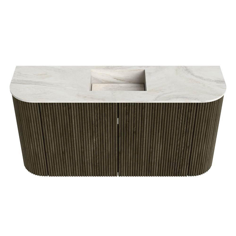 Mondiaz JOYA-DLUX 83.2cm toiletmeubel - ronding links en rechts kleur Shadow - Wastafel FAYE positie Midden Zonder kraangat kleur Ostra. SW1423058