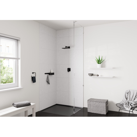 Hansgrohe Vernis Shape - hoofddouche 23x17cm - ecosmart - mat zwart SW651709