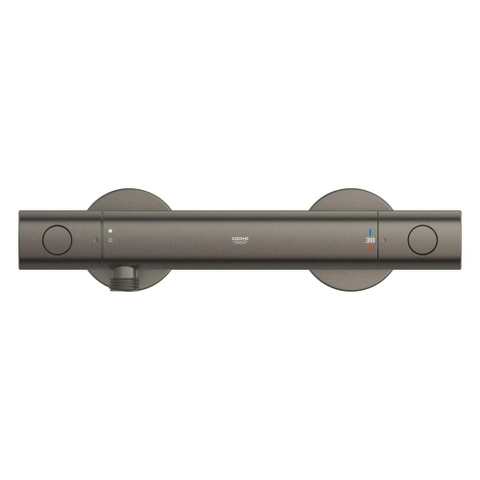 GROHE Grohtherm 800 Cosmopolitan douchethermostaat - 15cm - geborsteld hard graphite (antraciet) SW1477572