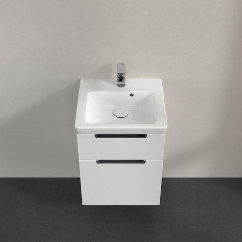 Villeroy & Boch Subway 2.0 wastafelonderkast - 44x59cm - 2 lades - glans wit SW479713