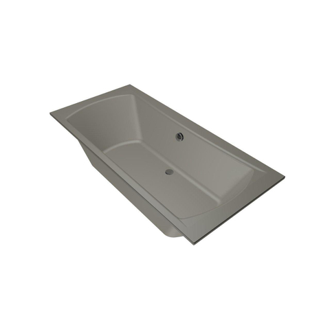Xenz Robijn Duobad - 190x90x48 - afvoer Midden - acryl - cement SW378351