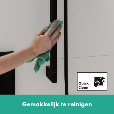 Hansgrohe Pulsify e Doucheset - 100 - 1jet - ecosmart - glijstang 90cm - mat zwart SW918539