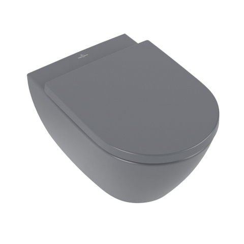 Villeroy & Boch Subway 2.0 wandcloset - 56cm directflush - diepspoel CeramicPlus - Graphite (mat grijs) SW546716