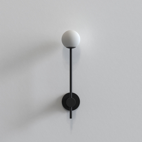 Astro Orb Single applique murale excl. G9 noir mat SW680088