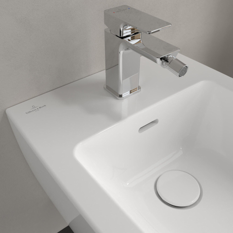 Villeroy & Boch Subway 3.0 wandbidet - 56x37.5x27cm - met overloop - White Alpine (glans wit) SW701113
