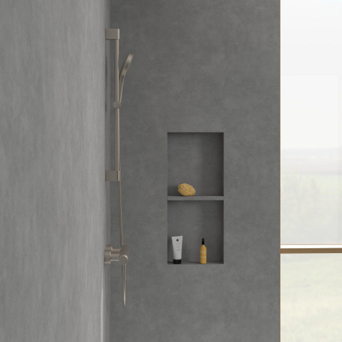 Villeroy & Boch Universal Taps & Fittings Douchethermostaat - voor douche Rond - Brushed Nickel (rvs) SW974086