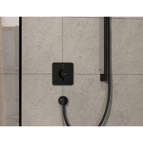 Hansgrohe Showerselect Comfort Q Thermostat encastré pour 1 fonction mat noir SW918031