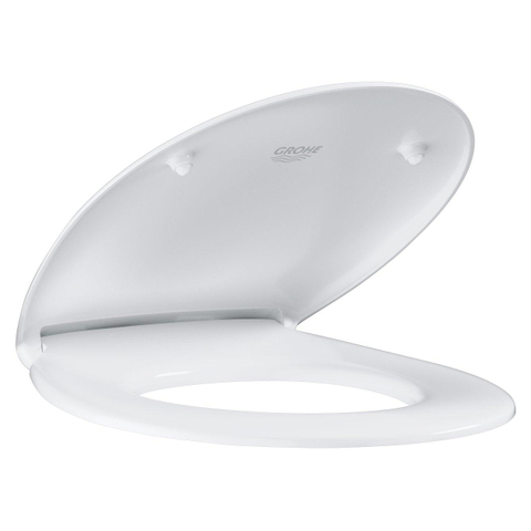 GROHE Bau abattant de WC avec couvercle avec déclipsage rapide blanc SW197125