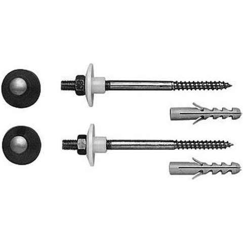 Duravit Starck Bevestigingsset - voor wandbidet closet - hoogglans chroom 0299858