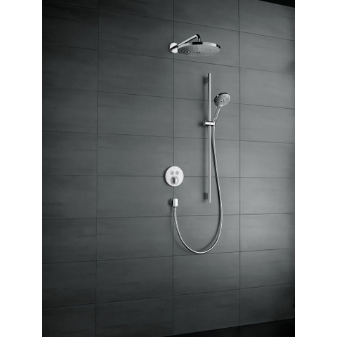 Hansgrohe Raindance Select S Doucheset - 120 - 3jet - met Unica - glijstang 90 cm en zeepschaal - hoogglans chroom GA96536