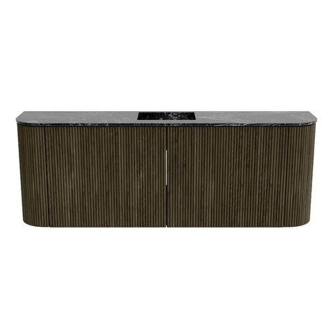 Mondiaz JOYA-DLUX 113.2cm toiletmeubel - ronding links en rechts kleur Shadow - Wastafel FAYE positie Midden Zonder kraangat kleur Lava. SW1422903