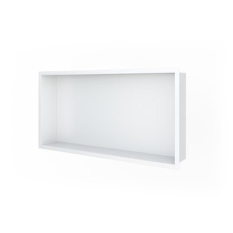 Looox Storage Collection Inbouwnis - 60x30x7cm - flens - wit SW1247938