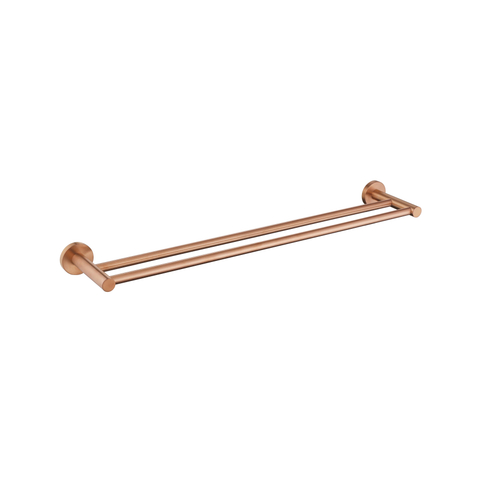 Adema Rise Porte-serviettes double - 60 cm - assorti à Grohe Brushed Warm Sunset SW1472879