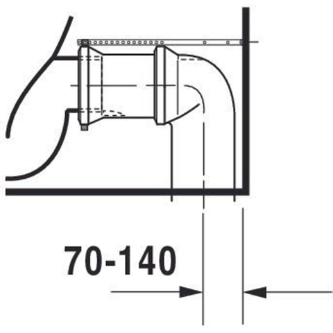 Duravit Starck 3 Duobloccloset - back-to-wall - voor varioset - diepspoel - glans wit 0314242
