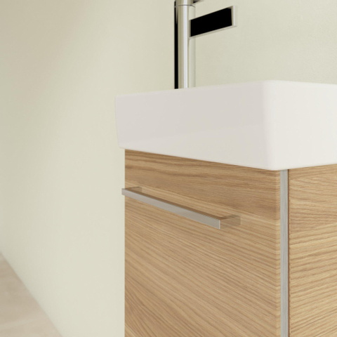 Villeroy & Boch Avento wastafelonderbouwkast - 1 deur - 34x51.4x20.2cm links - Nordic Oak (hout) SW448534