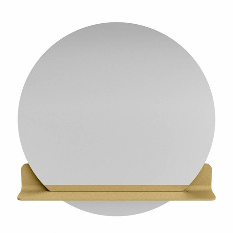 Mondiaz SPOT miroir – Ø 80 cm – avec tablette – Oro (sable) SW1235574