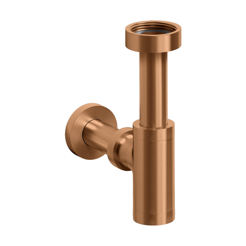 Clou Mini Suk siphon de lavabo bronze brossé PVD pour petits lavabos SW799389