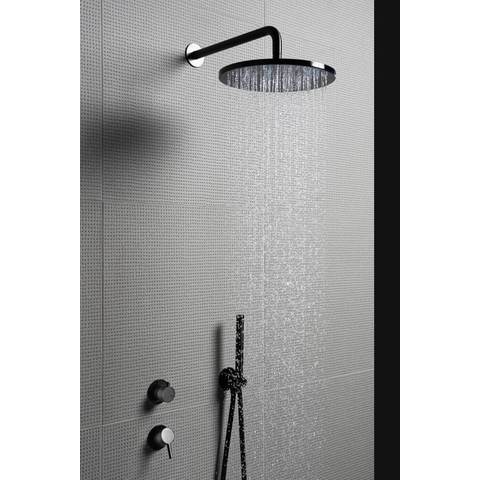 Hotbath Ace Wandarm - wand - 42cm - PVD - gepolijst zwart SW1117754