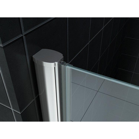 Wiesbaden Between Nisdeur - 80x200cm - 8mm - nano helder glas - chroom SW20650