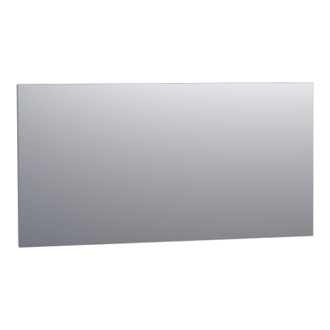 Saniclass Alu Miroir 139x70x2.5cm rectangulaire sans éclairage aluminium SW86356