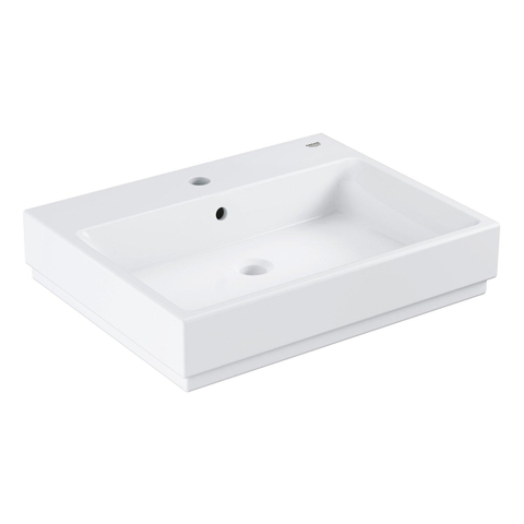 Grohe Cube Keramiek Wastafel - 60x49cm - met kraangat - PureGuard - wit SW205866