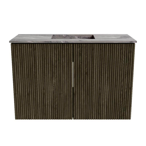 Mondiaz JOYA-DLUX 60cm toiletmeubel - kleur Shadow - Wastafel FAYE positie Midden 1 kraangat kleur Sombra. SW1425179