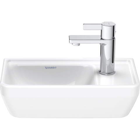 Duravit D-neo Fontein - met kraangat rechts - zonder overloop - 40x22x14cm - met wondergliss - wit SW640443