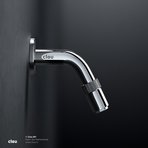 Clou Freddo 11 robinet lave-mains 15x6.8cm montage mural chrome SW9427
