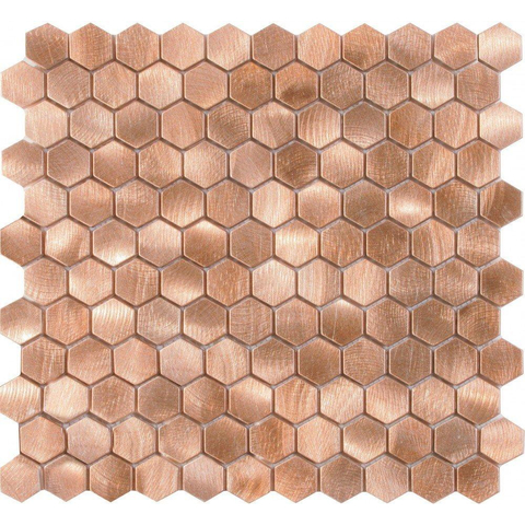 Ceralto Fenera Mosaic Mozaïektegel - 29x30.5cm - hexagon - 8mm - Beige mat/glans SW798692